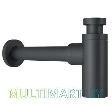 Умывальник Lauter 21571 (клапан 21190B + сифон 21635B, черный матовый) картинка 9